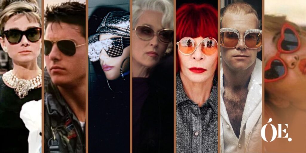 Capa 7 modelos icônicos de óculos de celebridades Ótica Exata