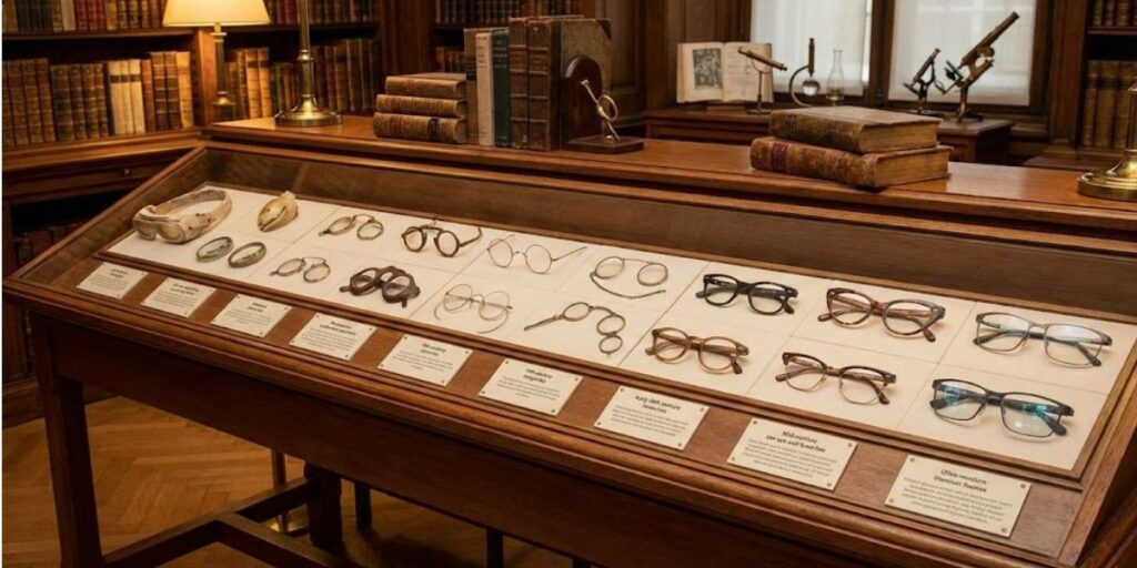 evolução dos óculos