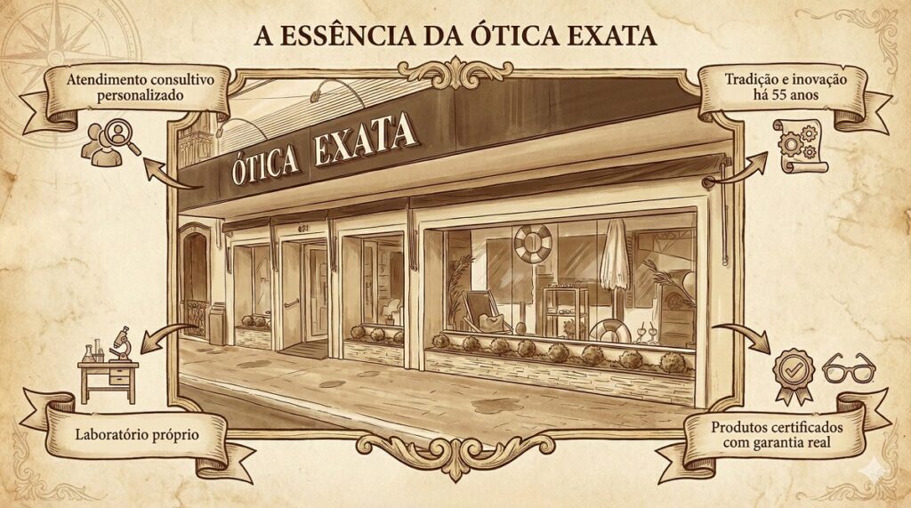 Ótica Exata - Tradição e inovação há 55 anos