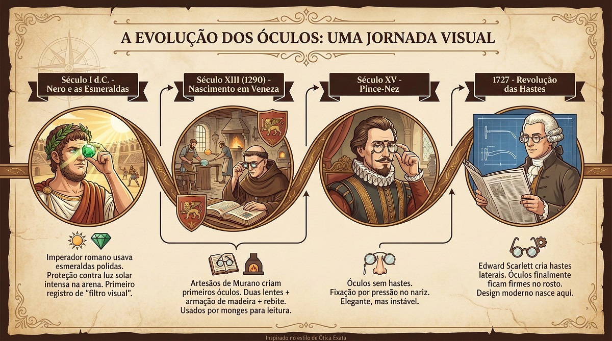 Evolução dos Óculos