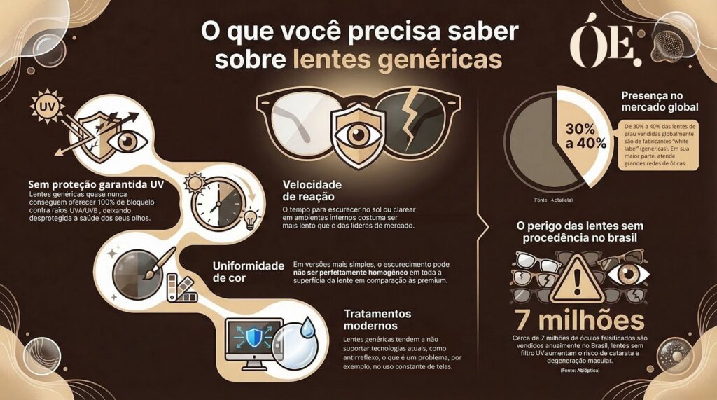 4 pontos de atenção ao comprar lentes genéricas