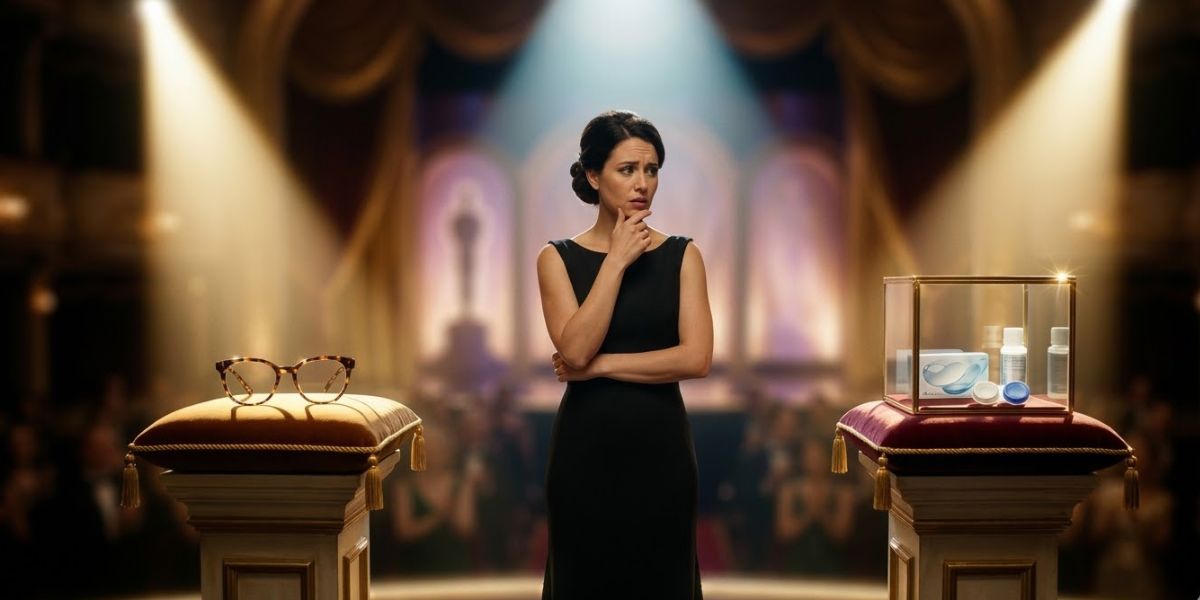 Óculos ou lentes de contato