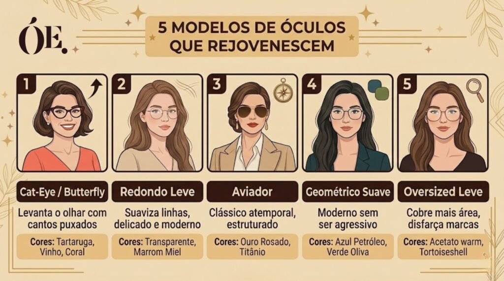 armações que rejuvenescem