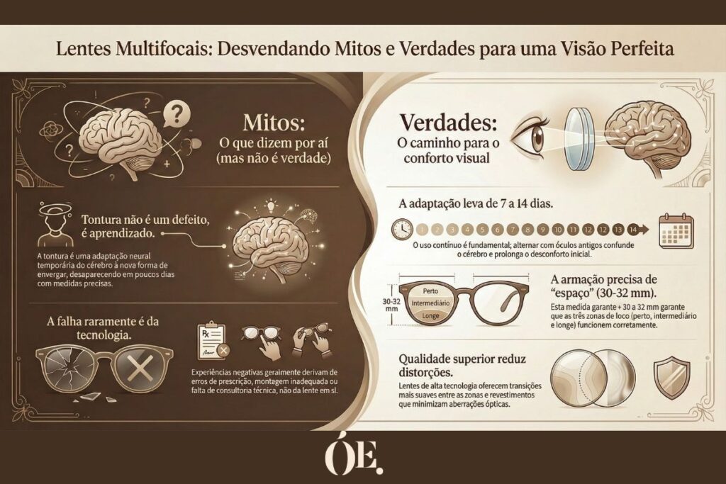 mitos sobre lentes multifocais
